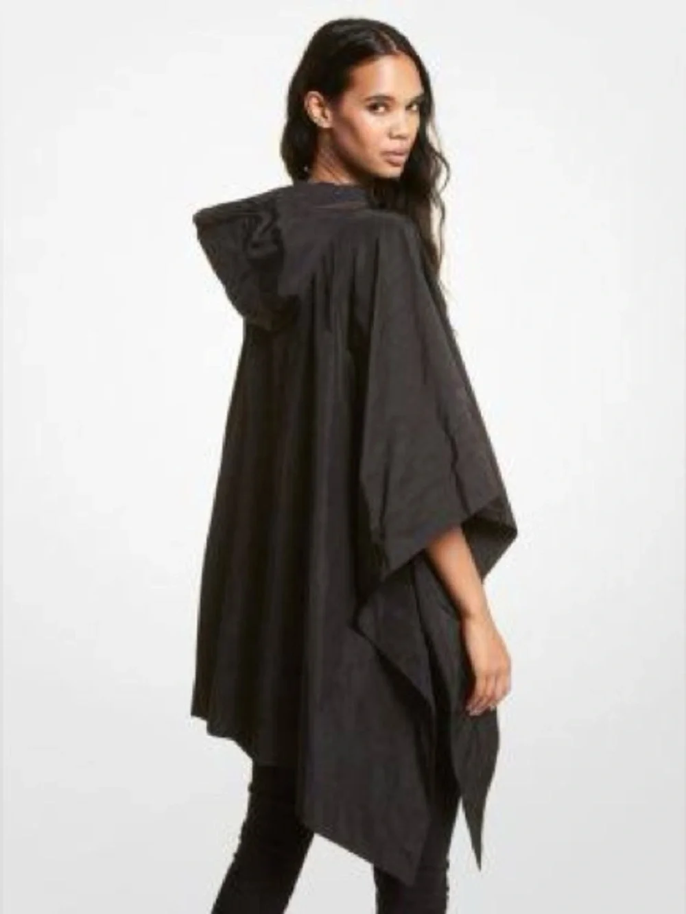 MICHAEL Michael Kors Hooded Zip Poncho NWOT